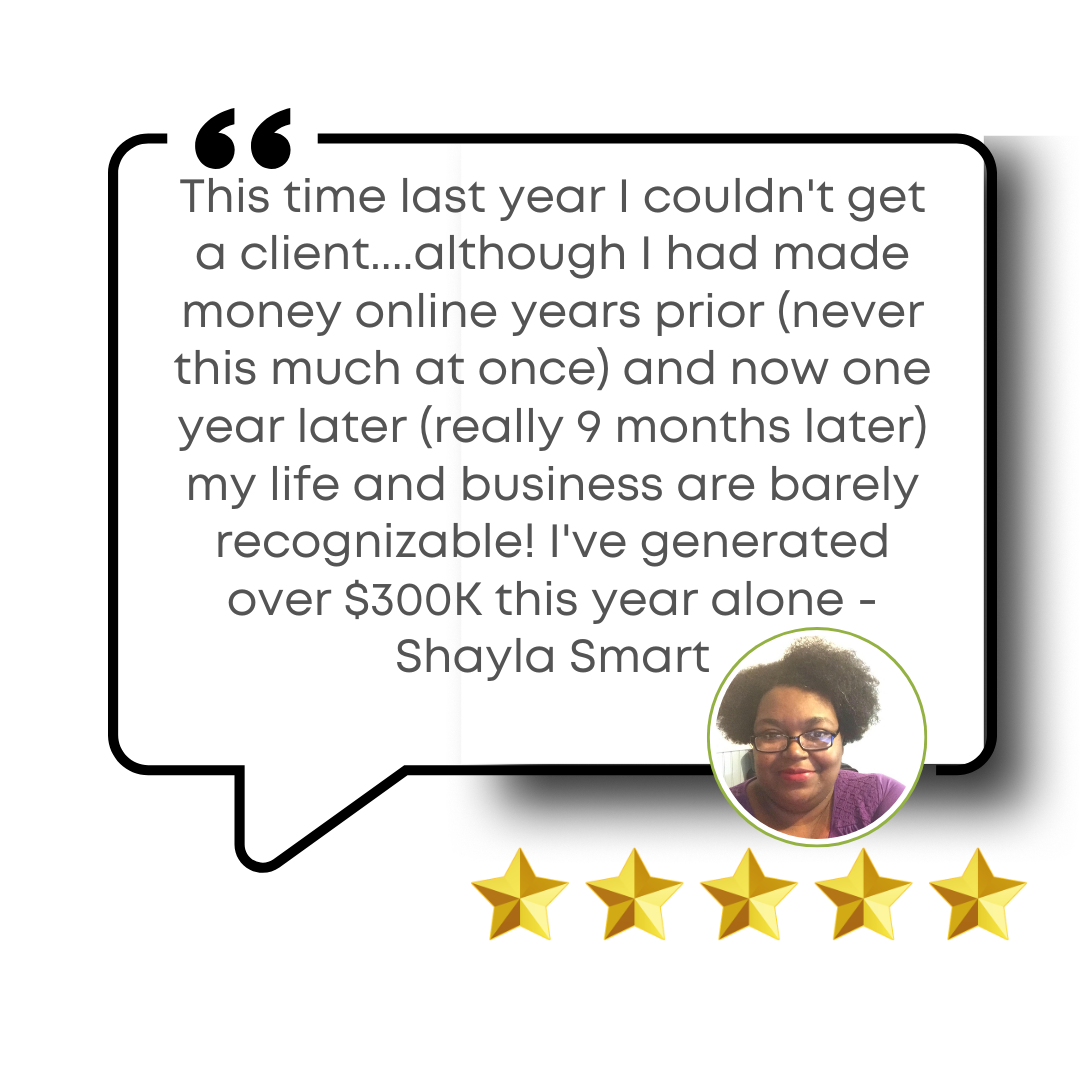 Shayla Smart testimonial